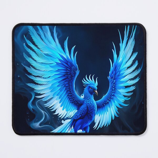 Item preview, Blue Phoenix, Ai Generated Art designed and sold by ACC .