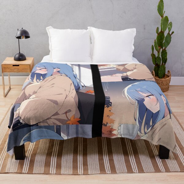 Artikelvorschau, Blauhaariges Anime-Mädchen, das Kaffee genießt entworfen und verkauft von PixiAnime.