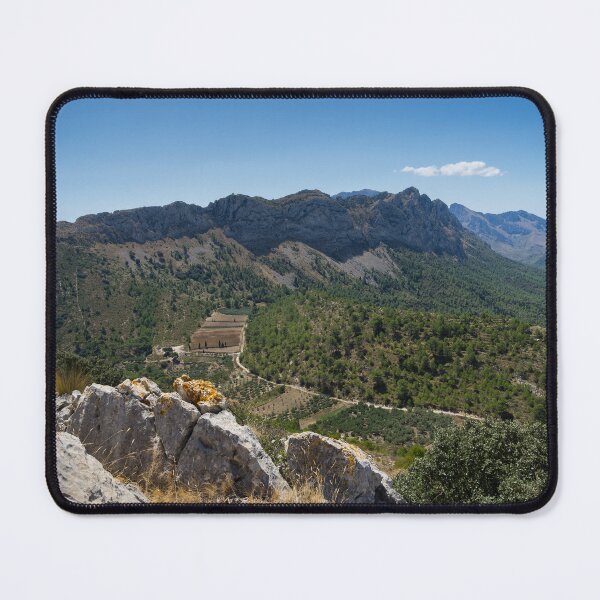 Item preview, Rocks and view of the vast mountain landscape designed and sold by Adriana Mueller.