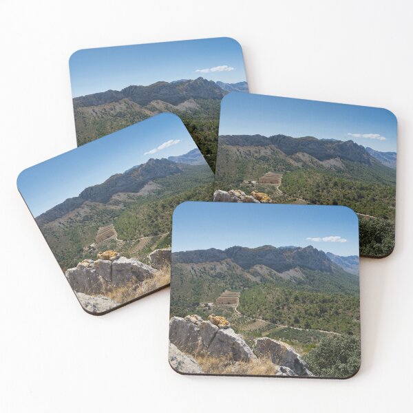 Item preview, Rocks and view of the vast mountain landscape designed and sold by Adriana Mueller.
