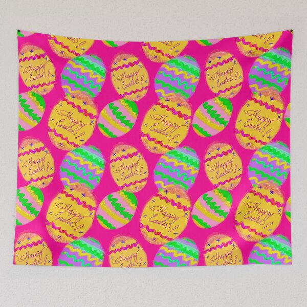 Item preview,  Easter Egg Hunt - Colored Easter Eggs - Hand-drawn Repeating Pattern designed and sold by Victoria Rose.