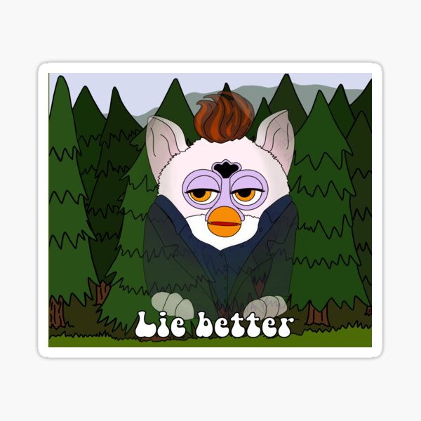 Item preview, Twilight Furby Edward Cullen New Moon “Lie Better” LARGE SCALE for blankets, art boards, comforter etc. designed and sold by PobertRattinson.