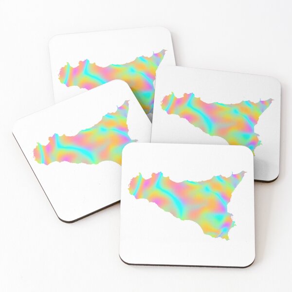 Item preview, Sicily Map Holographic Holo designed and sold by lukassfr.
