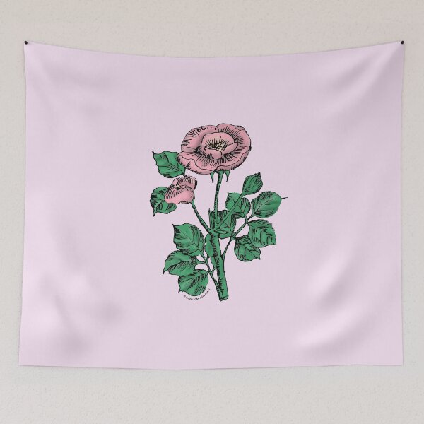 Item preview, Light Pink Rosette Rose Bloom Single 1-7 Petals Almost Flat designed and sold by Rachael Taylor.