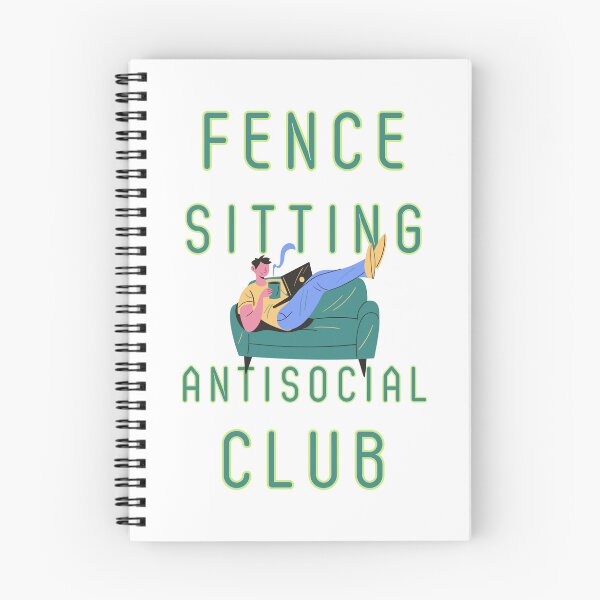Item preview, Club antisocial sentado en la valla designed and sold by Pine-Shop.