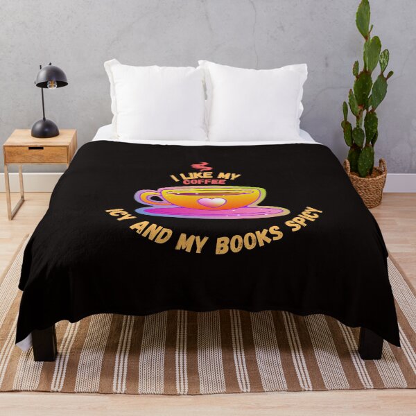 Item preview, I Like My Coffee Icy And My Books Spicy designed and sold by ZIZZO 22.