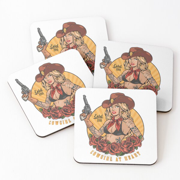 Item preview, American cowboy vintage flyer designed and sold by Pawfectly Cute.