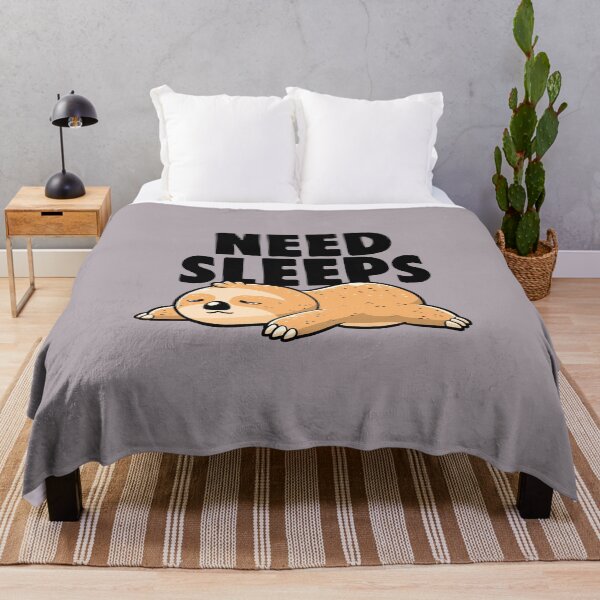 Item preview, Need Sleeps - Funny Cute Lazy Sloth Gift designed and sold by koalateess.