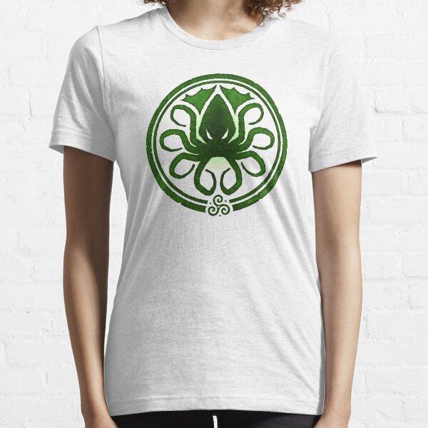 HAIL CTHULHU! - Squamous Green on White Edition Essential T-Shirt