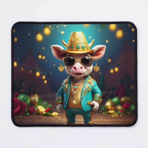 Item preview, Moo-cho Moo-lah: Millionaire Cow design designed and sold by LaLi-Designs.