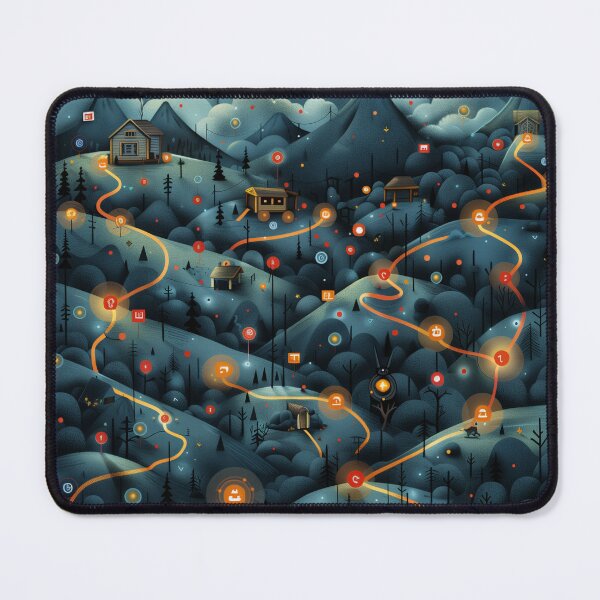 Item preview, The Gamer's Quest Map designed and sold by palmyst.