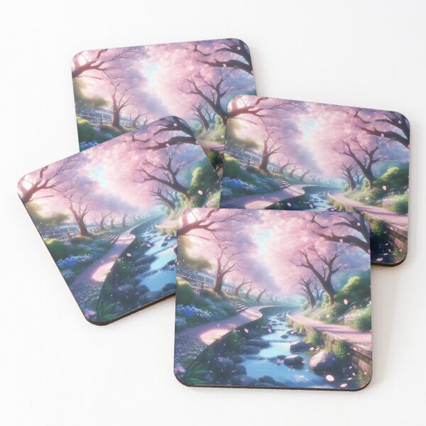 Item preview, Tranquil Sakura Waters designed and sold by EmeraldeaArt.