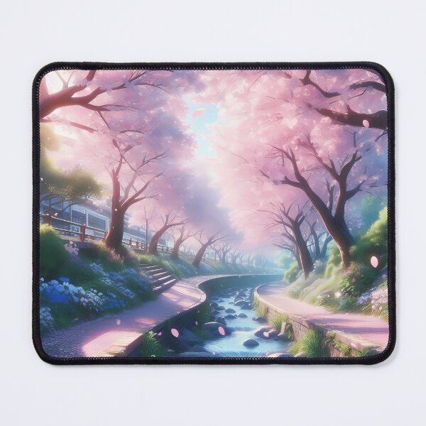 Item preview, Tranquil Sakura Waters designed and sold by EmeraldeaArt.