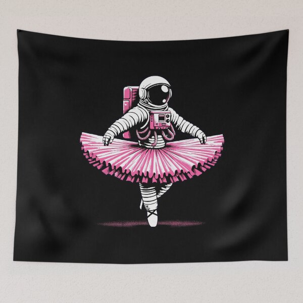 Item preview, Cute Astronaut in Tutu Ballet Dancing Funny Ballet designed and sold by KsuAnn.