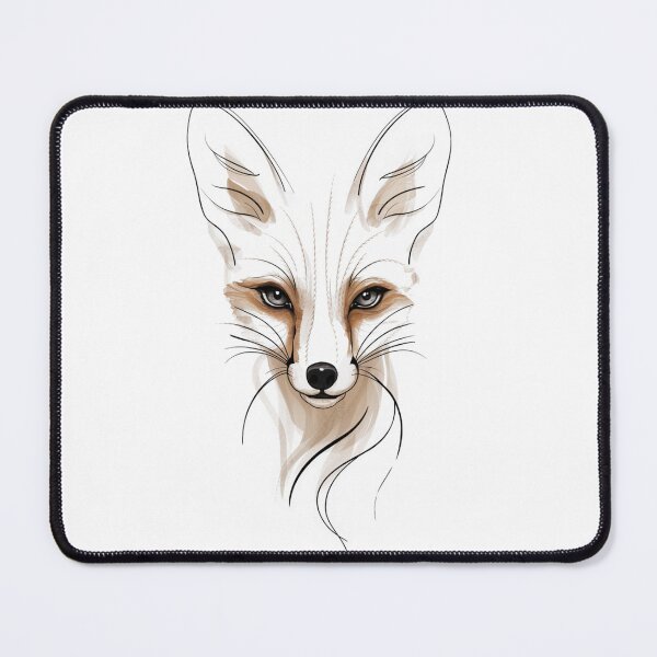 Item preview, Elegant Minimalism: Delicate Features of a Fox's Face designed and sold by Colorful-Garden.