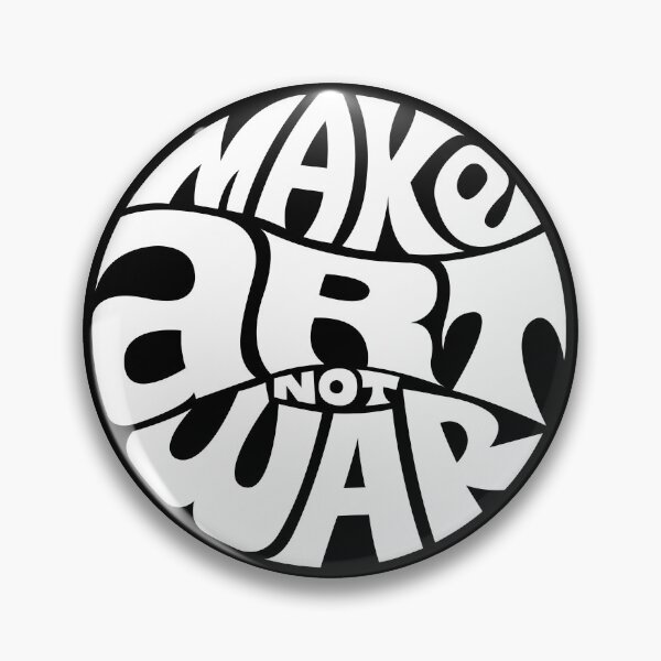 Item preview, Make Art Not War - WHITE designed and sold by DarkSunglasses.
