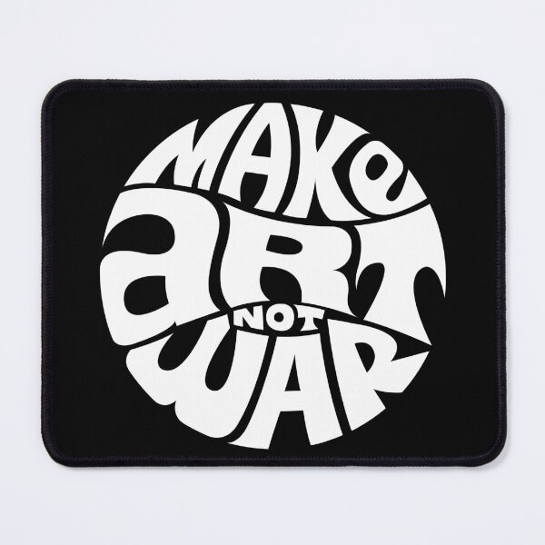 Item preview, Make Art Not War - WHITE designed and sold by DarkSunglasses.