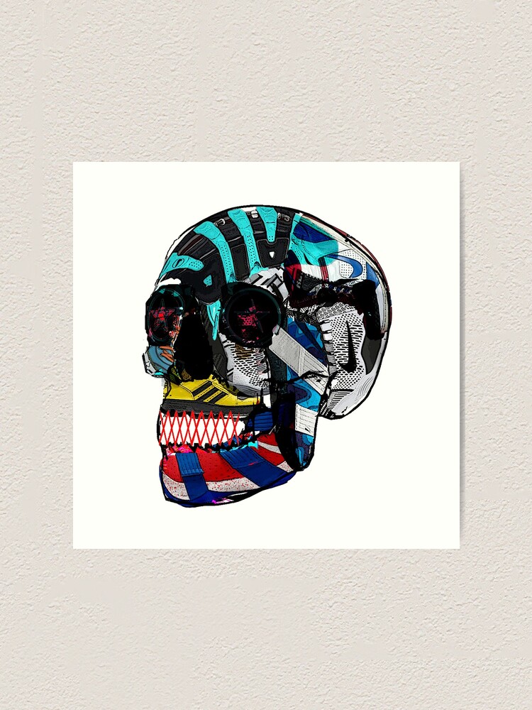 sneaker head painting