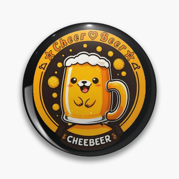 Item preview, CheeBeer Cheer Beer kawaii smiling mug. designed and sold by Giulivo Store Graphic.