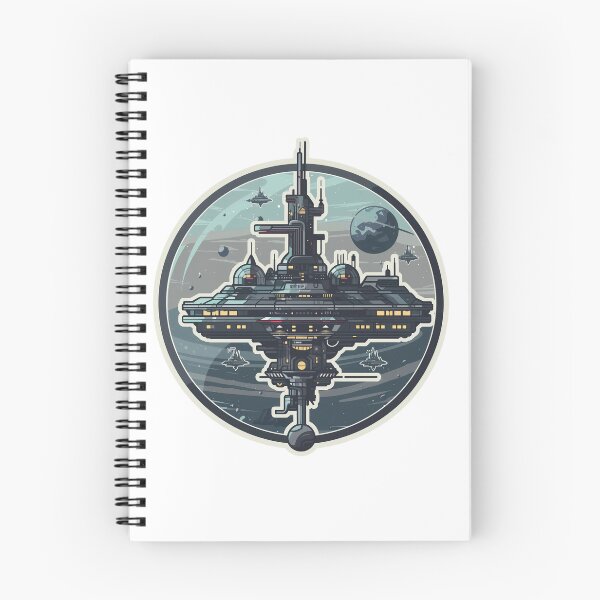 Item preview, A futuristic space station orbiting a distant planet designed and sold by Chr002.