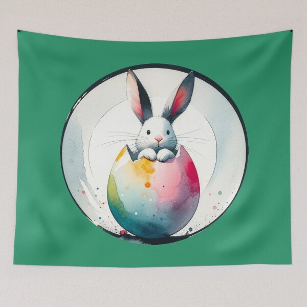 Item preview, Peekaboo Easter Bunny designed and sold by LuminShadowArt.