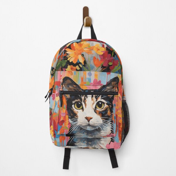 Item preview, Garden Colorful Expressive Cat designed and sold by TheTodayTribe.
