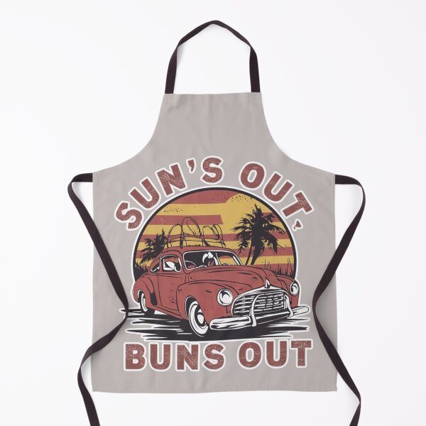 Item preview, Sun's Out, Buns Out: Cruising into Spring Break in a Classic Red Car designed and sold by SplashTastic.