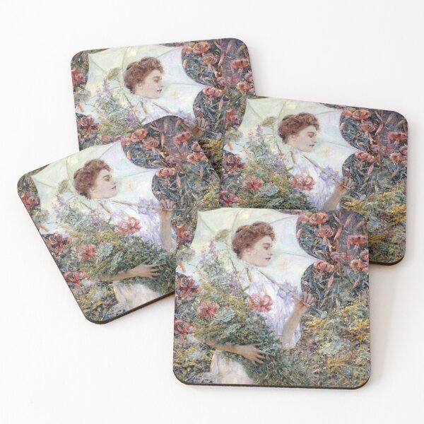Item preview, The White Parasol (19th century) - Robert Reid designed and sold by SALON DES ARTS.