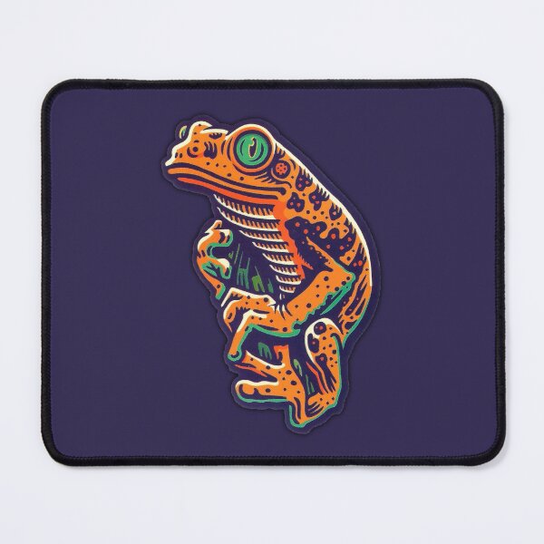 Item preview, colorful frog designed and sold by pollywanna.