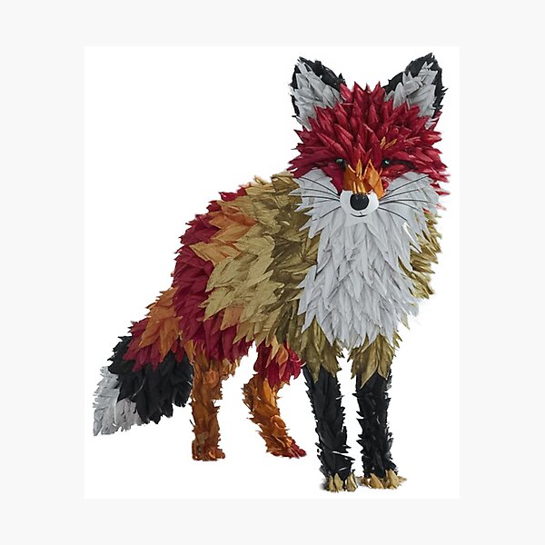 Item preview, An autumn fox designed and sold by WildernessTints.
