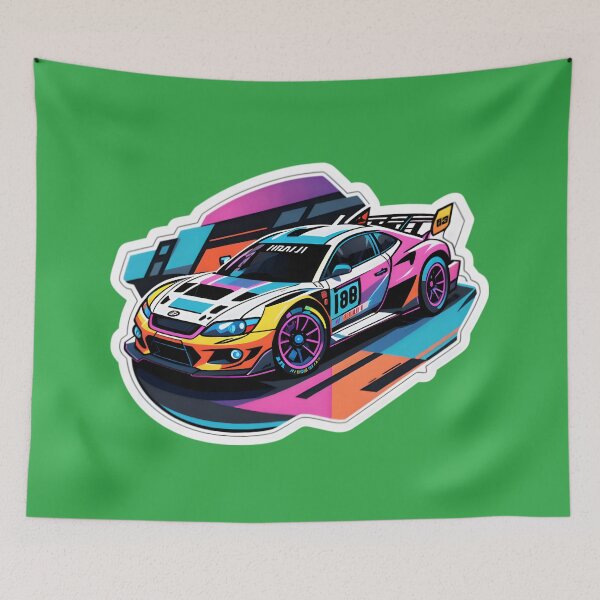 Item preview, Cool Street Rally Racing Car designed and sold by TheArtOfPat.