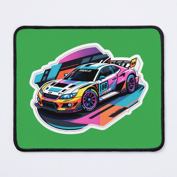 Aperçu de l'œuvre Cool Street Rally Racing Car créée et vendue par TheArtOfPat.