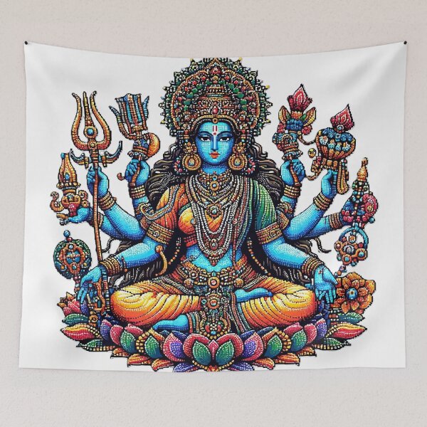 Artikelvorschau, Hindu-Devi-Pixel-Kunst entworfen und verkauft von CyberWindow.
