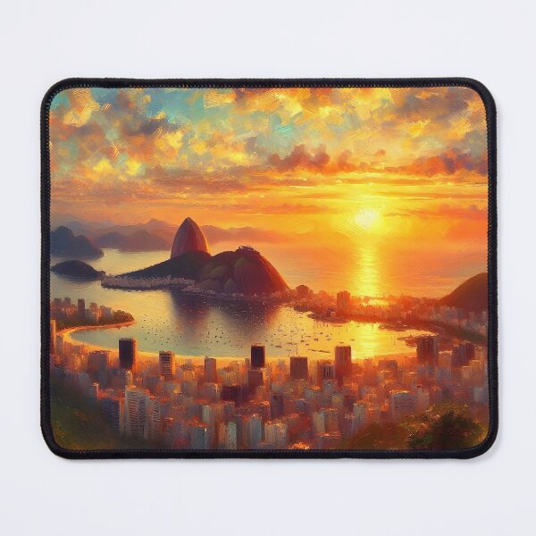 Item preview, Sunset Painting on Sugarloaf Mountain  designed and sold by Israelbeck7.