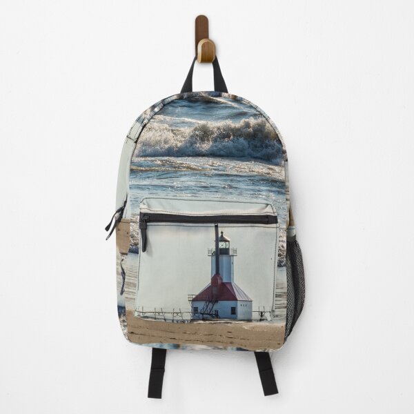 Item preview, Birds And Waves At St Joseph Lighthouse designed and sold by mljdwhite.