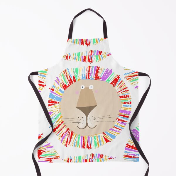 Item preview, Lion with Colorful Rainbow Mane Created By Artist Carla Daly designed and sold by Carla Daly.