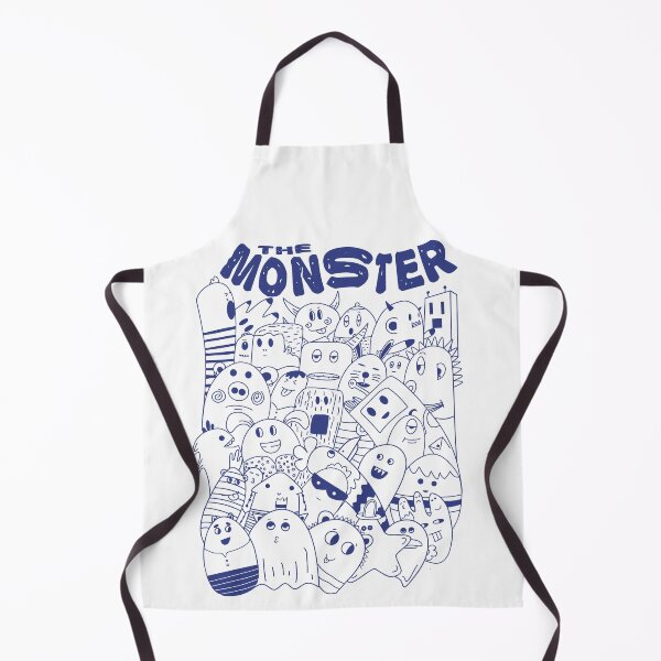 Item preview, Hand drawn funny monsters doodle designed and sold by NUSA NIPA.