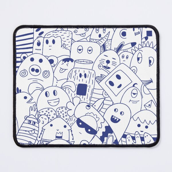 Item preview, Hand drawn funny monsters doodle designed and sold by Axel Christian.