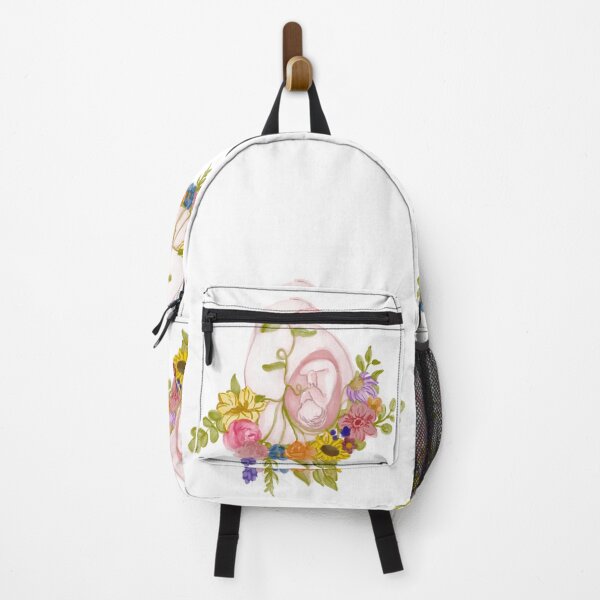 Item preview, ‘Window to the womb’ floral pregnancy art designed and sold by Grundy00.