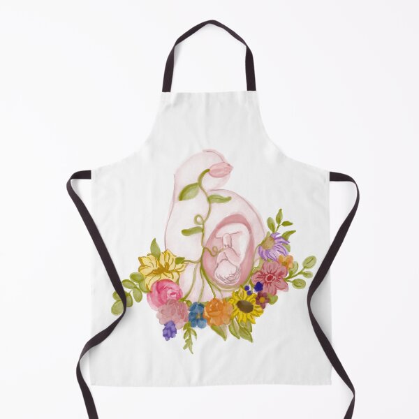 Item preview, ‘Window to the womb’ floral pregnancy art designed and sold by Grundy00.
