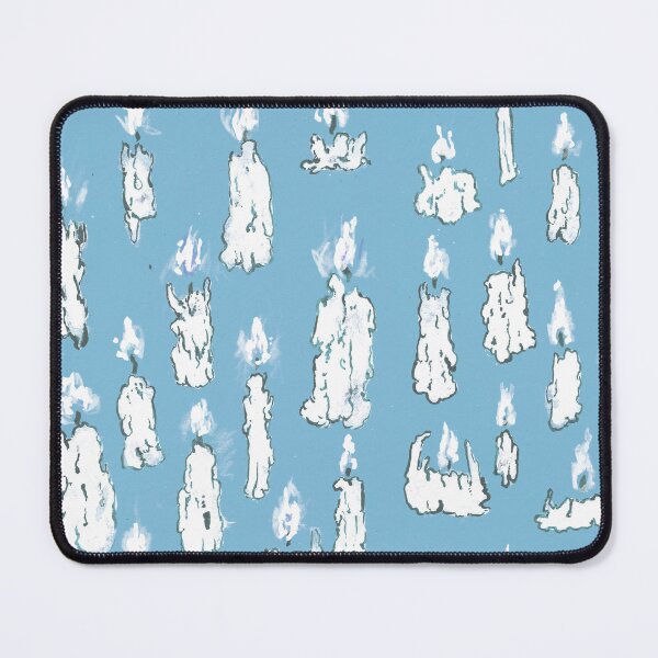 Item preview, candles pattern - blue designed and sold by KarolinaSt.