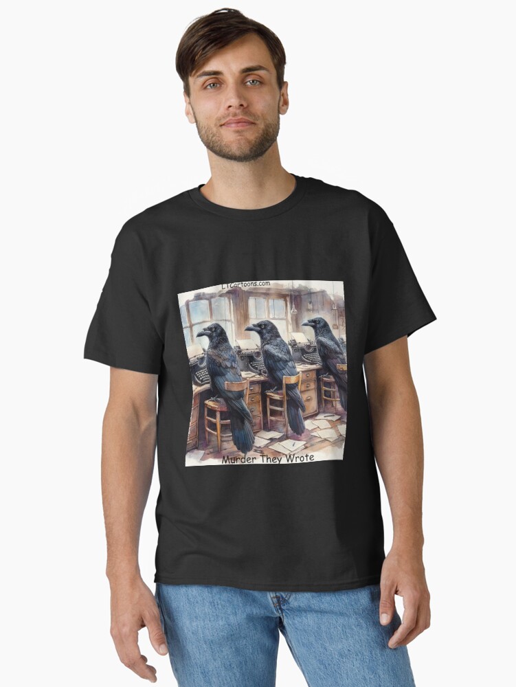 Thumbnail 2 of 7, Classic T-Shirt, Murder They Wrote designed and sold by ltcartoons.