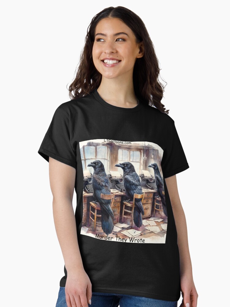 Thumbnail 1 of 7, Classic T-Shirt, Murder They Wrote designed and sold by ltcartoons.