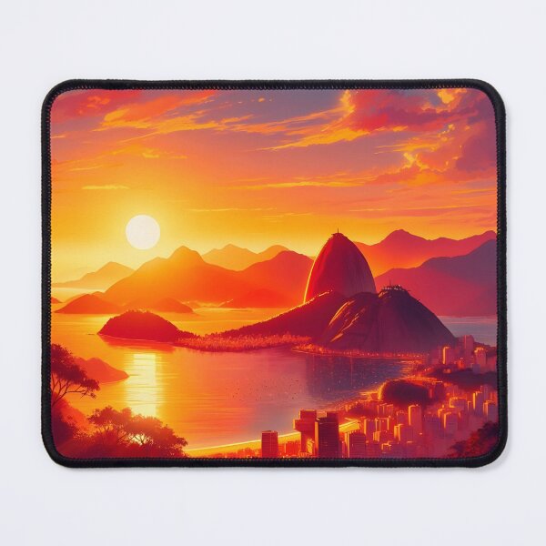 Item preview, Sunset Painting on Sugarloaf Mountain, Rio de Janeiro designed and sold by Israelbeck7.