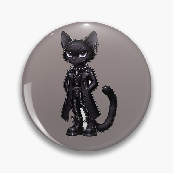 Item preview, Cat With Spiked Co llar designed and sold by The People’s Punchline.