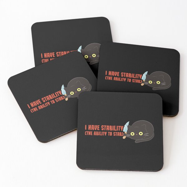 Item preview, I have stability the ability to stab, funny sarcastic cat lover designed and sold by wittyprinttop.