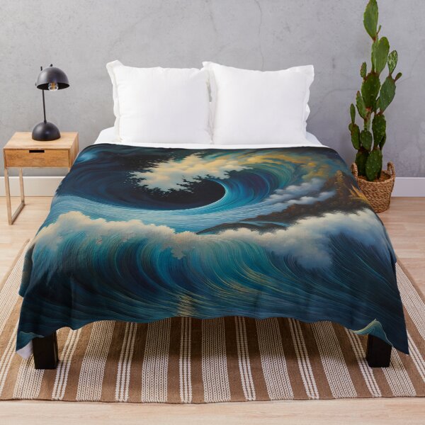 Item preview, Night Tidal Wave, Ai Generated Art designed and sold by ACC .