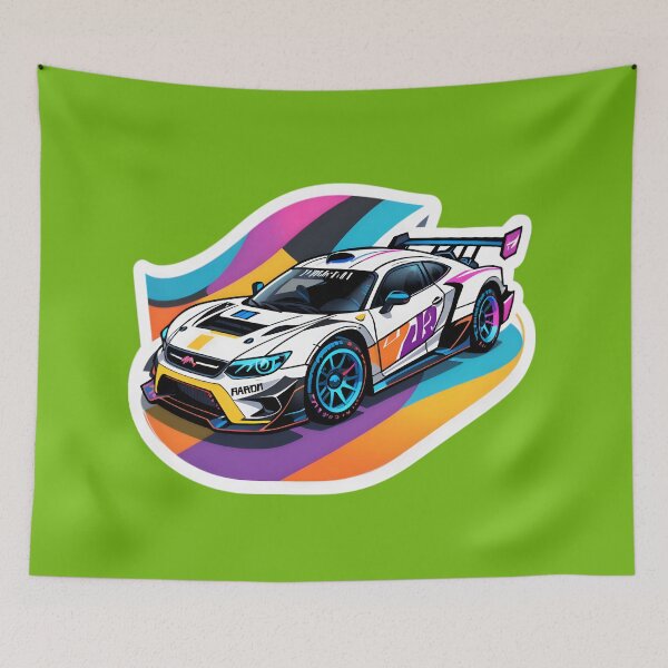 Item preview, Cool Street Rally Racing Car designed and sold by TheArtOfPat.