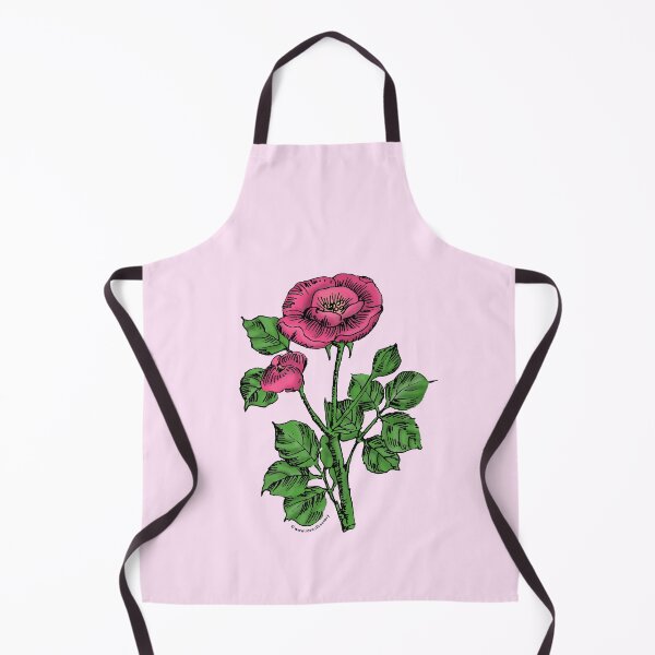 Item preview, Mid Pink Rosette Rose Bloom Single 1-7 Petals Almost Flat designed and sold by Rachael Taylor.