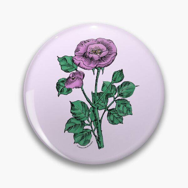 Item preview, Purple Rosette Rose Bloom Single 1-7 Petals Almost Flat designed and sold by Rachael Taylor.